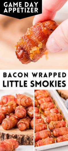 bacon wrapped little smokies are the perfect appetizer