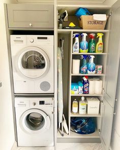 8,417 Likes, 204 Comments - Laura (Berkshire Build) (@berkshire.build) on Instagram: “My most liked photo of 2019 by far... Would love to know what yours is 🥰” Laundry Cupboard, Small Utility Room, Utility Room Designs, Utility Room Storage