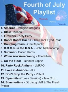 the fourth of july playlist