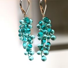 Kinetic Light, Ocean Earrings, Beautiful Beaded Jewelry, Diamond Fashion Jewelry, Beaded Jewelry Designs, Beaded Bracelet Patterns, Classy Jewelry, Chain Links