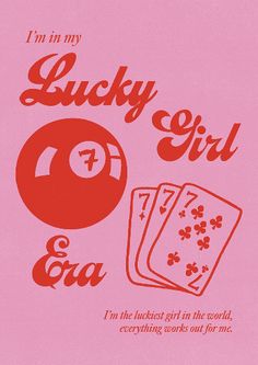 i'm in my lucky girl eao card game