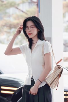 #ryujin Korean Short Hair, Hairstyles For Layered Hair, Causual Outfits, Airport Style, Airport Outfit, Womens Haircuts, Beauty Women