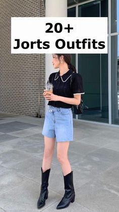 Rock a classic summer look with a jorts outfit! Denim shorts are the ultimate staple for casual cool as temperatures rise. Mom Shorts, White Crop Top