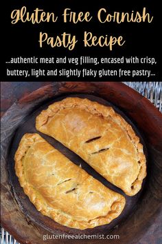 gluten free danish pastry recipe with text overlay