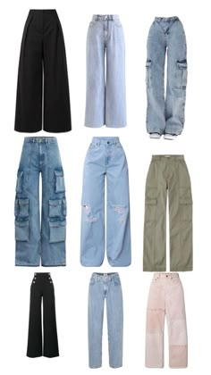 Korean Pants, Stylish Outfits Casual, Jeans Outfit Women, Types Of Jeans, Casual Outfits For Teens, Casual Preppy Outfits