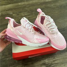 Comes With Box Worn 2x Pink Foam Nike 270s, Casual Shoes Women Sneakers, Nike 270, Women Sneakers, Nike Pink, Shoes Nike, Casual Shoes Women, Shoes Women, Nike Shoes