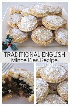 traditional english mince pies recipe for christmas and new year's eve with pictures