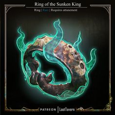 the cover art for ring of the sunken king