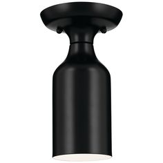 a black light fixture on a white background