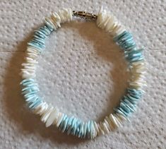 I just added a new item to eBay, VTG 1980's  Blue/white Puka Shell Bracelet Anklet Boho Hawaiian Beach Jewelry 9"! #eBay #eBaySeller White Shell Beachy Bracelet, Puka Shell Anklet, Beachy Shell-shaped Bracelets For Gifts, Vintage Puka Shell Necklace, Bohemian Shell-shaped Bracelets For Beach, Hawaiian Bracelets, Suit Jackets For Women, Preppy Jewelry, Anklets Boho