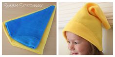 Sunny Stitching: Pinned It & Did It...gnome hats 7 Dwarves Costume Diy, Seven Dwarves Costume Diy, Dwarfs Costume, Seven Dwarfs Costume, Shrek Costume, Gnome Costume, Snow White Birthday Party, Carnaval Costume, Snow White Birthday