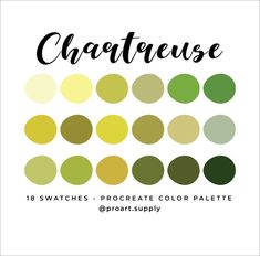 the color scheme for chafeuse is green and yellow