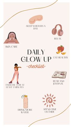 Mental And Physical Glow Up, How To Glow Up Mentally, Physical Glow Up, Physical Glow Up Checklist, Vison Bored, Pinterest Vision Board, Pilates Motivation, Glow Up Checklist, Healthy Hair Routine