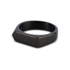 DESCRIPTION Modern and edgy, with a dramatic black finish. A signet ring to prove that simple design doesn’t mean boring. This black bar signet ring is available in sizes for women and men. Smaller sizes are also suitable for men’s pinky fingers (the traditional finger for a signet ring). SIZING Unsure of your size? Let us help > Click Here Worried about ordering the wrong size? We include a free ring sizer and offer 90 day exchanges on all purchases. All ETRNL Tungsten rings are designed with a Arrow Point, Tungsten Rings, Stainless Steel Bar, Black Bar, Tungsten Ring, Ring Sizer, 3rd Grade, Black Rings, Signet Ring