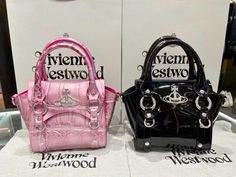 Vivienne Westwood bags Vivienne Westwood Bags, Luxury Bags Collection, Girly Bags, Fancy Bags, Pretty Bags, Cute Purses, Cute Bags, Mode Inspiration, Dream Clothes