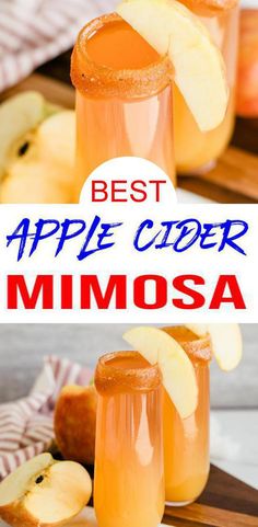 the best apple cider mimosa recipe