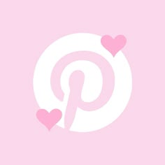 a pink and white pinwheel with hearts on it