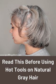 What Colors Look Good With Gray Hair, Best Hairspray For Gray Hair, Gray Hair Frizz Control, Gray Hair Cuts Over 50, Natural Gray Hair Styles, Gray Hair Bob, Dry Gray Hair, Enhancing Gray Hair, Grey Hair Turning Yellow