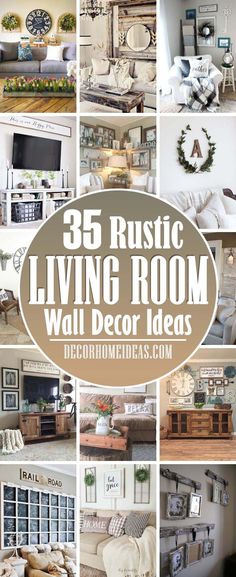 25 rustic living room wall decor ideas that are easy to do with the family room