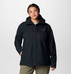 Prepare for rainy hikes in this waterproof-breathable jacket with tons of adjustable features to help take you from trailhead to summit and back. Plus Size Jacket, 3 In 1 Jacket, Outer Jacket, Holiday Deals, Columbia Sportswear, 3 In 1, Get Up, Columbia, Coats Jackets