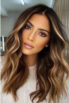 Summer Brunette, Iranian Beauty, Money Piece, Real Hair Wigs, Brown Hair Balayage, Balayage Brunette, Brown Blonde Hair