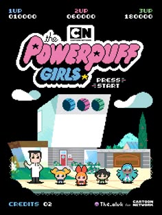 Pixel Art Gif, Gameboy Color, Cool Pixel Art, The Powerpuff Girls, The Powerpuff