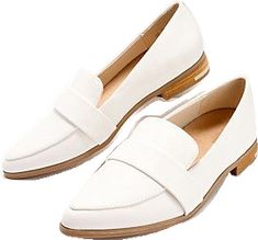 Elegant Pointed Toe Slip-on Flats For Work, Spring Workwear Slip-on Moccasins, Trendy Formal Flat Slip-ons, Casual Pointed Toe Flats For Business In Spring, Classic Spring Business Casual Slip-ons, Chic Slip-on Platform Loafers, Casual Dress Shoes With Pointed Toe For Office, Casual Pointed Toe Dress Shoes For Office, Classic Pointed Toe Flats For Spring