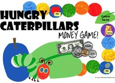 the hungry caterpillars money game is available for kids to play on their own