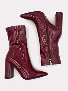 Madden Girl Women's While Ankle Boot Cherry Red Heels, My Wishlist Ideas, Cherry Heels, Cherry Clothes, Highheel Boots, Cherry Boots, Cherry Red Boots, Winter High Heels, Cherry Shoes