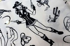 Cowgirl Patchwork Tattoo, Vintage Cowgirl Pinup Tattoo, Cowgirl Flash Art, American Traditional Cowgirl Pinup, Traditional Cowgirl Pinup Tattoo, Western Woman Tattoo, Goth Cowgirl Tattoo, Pin Up Cowgirl Tattoo, Western Pinup Tattoo