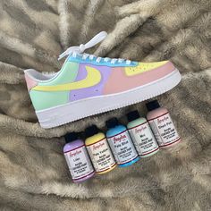 READ THIS BEFORE BUYING: - New w/ box - Handmade with Angelus Paints - Allow 2-4 weeks to ship (may ship before then) - Comes in all sizes (youth to adult) - No refunds so PLEASE be mindful before purchasing - Accepting Cashapp, PayPal and Venmo Payments (When paying through these, please tell me your address and whatever shoe you are trying to buy when sending the payments) Cashapp: $Sto Sullivan PayPal: Sto Sullivan (Or Use the Link: PayPal.me/stosullivan Venmo: @Sto-Sullivan Af1 Custom Shoes, Air Force 1 Custom Shoes, Shop Air Force 1, Costum Air Force One, Hand Painted Air Force 1, Painted Air Force 1, Tenis Air Force, Pastel Shoes, Nike Air Force 1 Custom