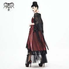 A fringed gothic shawl featuring gothic paisley patterned mesh fabric and fringed border.It is perfect for casual wear and can be paired with a variety of gothic outfits. Product Specifications:Style: GothicFabric: 100% Polyester Gothic Shawl, Gothic Crochet, Crochet Tassels, Black Cloak, Gothic Lace, Fringe Shawl, Fashion Now, Gothic Outfits, Paisley Pattern