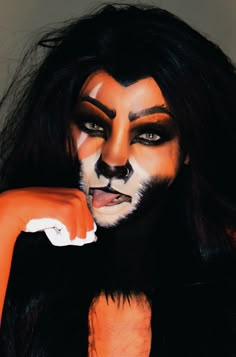 Scar Makeup Look, Scar Halloween Costume, Scar Cosplay, Creative Halloween Makeup, Halloween Makeup Look, Makeup Masterclass