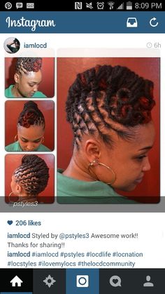 Women Dreadlocks, Loc Updos, Dreadlocks Hairstyle, Colored Locs, Loc Goals, Dreads Styles For Women