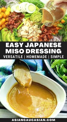 easy japanese miso dressing is the best way to use it in your salads