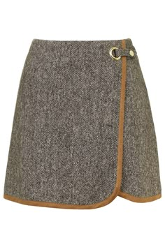 Brown Tweed Skirt, Detail Couture, Skirts Brown, Eyelet Skirt, Brown Tweed, Brown Skirt, Brown Skirts, Sewing Skirts, Tweed Skirt