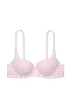 Buy Wink Push-Up Balconette Bra - Order Bras online 5000009521 - PINK US Pink Bras Victoria Secret, Vs Bras Push Up, Victoria Secret Pink Bras Set, Where To Buy Bras, Best Bras For Lift Push Up, Bras Cute, Coquette Bras, Cute Bras Sets, Cute Bras Aesthetic