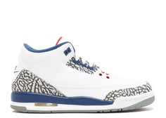 the air jordan 3 retro white and blue