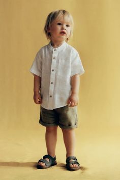 Shirt With Pocket, Zara United States, Short Outfits, Kids Shirts, Patch Pocket, Stand Up, What To Wear, Button Up