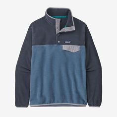 Providing everyday warmth and comfort, this classic pullover is built with Synchilla® 95-100% recycled polyester double-sided fleece. Made in a Fair Trade Certified™ factory. Patagonia Outfit, Fleece Women, Patagonia Pullover, Repair Clothes, Patagonia Synchilla, Patagonia Fleece, Winter Pants, Outdoor Pants, Outdoor Jacket