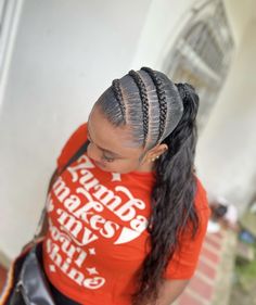 Braid Hairstyles Ideas, Cornrows Updo, Braids Hairstyles For Black Women, Haute Hair, Box Braids Hairstyles For Black Women, Hairstyles Updo, Hair Ponytail Styles, Braided Hairstyles Updo, Hair Ponytail