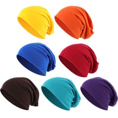 PRICES MAY VARY. Soft fabric: these hat are made of lightweight on and bamboo fiber with great elasticity, skin-friendly, soft and comfortable to wear Size: the knit slouchy beanie hat measures 26 x 29 cm/ 10.2 x 11.4 inches (W x L), elastic and comfortable to wear, fit for most people Wonderful accessory: these colorful dwarf hats are wonderful accessories for actors, party goers, trick or treat, dancers and cosplayers, adding more fun to your show Wonderful gift：combines plenty of stretch and Halloween Crayons, Headwear Fashion, Gnome Hat, Slouchy Beanie Hat, Hip Hop Hat, Chemo Caps, Cotton Fashion, Hat Scarf, Cotton Hat