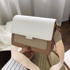 Size + Features Material: Pu Leather Width: 19.5cm, Height: 15cm, Thickness: 7cm Shoulder Belt Length: 80cm Inside Bag Size: 22cm x 15cm x 5cm Open Method: Buckle Still Have Questions? ​Still not sure about the right choice? Please message us at customer@bellaswardrobe.com. We'd love to advise based on your interests. The size may have a 2-3cm difference due to manual measurements. Our Services Tas Lv, Tas Bahu, Girly Bags, Travel Handbags, Leather Handbags Crossbody, Designer Shoulder Bags, Simple Bags, Shoulder Messenger Bag, Womens Crossbody Bag