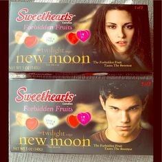 two boxes of twilight new moon candy