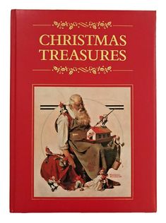 a book cover for christmas treasures