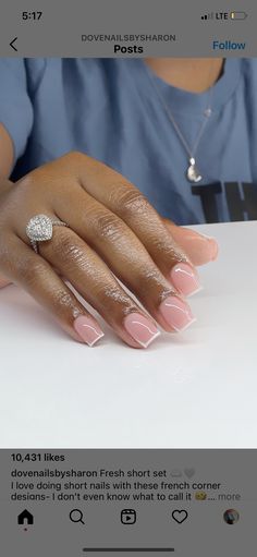 Proposal Nails Engagement Black Women, Sns Natural Nails, Neutral Nails Black, Neutral Nails Black Women, Ombre Sns, Nail Knowledge, Classy Aesthetics, Nails Black Women