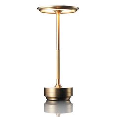 Ambient™ Metallic Cordless Table Lamp - Mantar Lamps Cordless Table Lamp, Cordless Table Lamps, Cordless Lamps, Nordic Lights, Gold Table Lamp, Aluminum Table, Dimmable Lamp, Adjustable Lighting, Luz Natural