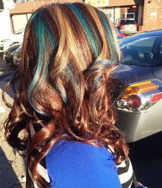 Highlight Bob, Best Hair Color Ideas, Underneath Hair Color, The Right Hairstyles, Underneath Hair, Best Hair Color, Chunky Highlights, Hair Color Underneath, Cute Hair Colors