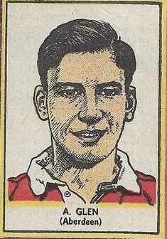 an old soccer card with a man's face on it