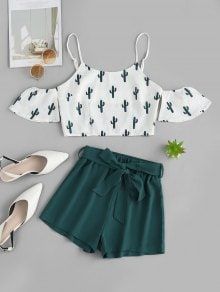 Bridal Jumpsuit, School Clothes, Cactus Print, Tween Outfits, Cute Comfy Outfits, Cute Summer Outfits